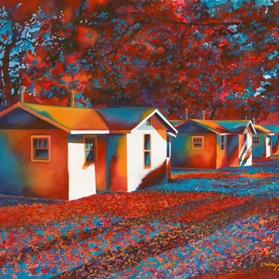 Mysterious Red Roach Motel - Artwork by Shirley Kleppe
